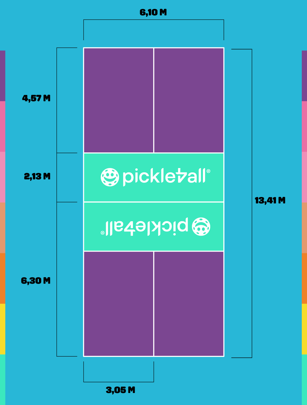 Pista de Pickleball